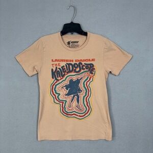 Lauren Daigle Shirt Womens Small Tan Kaleidoscope Tour Graphic Concert Tee Indie